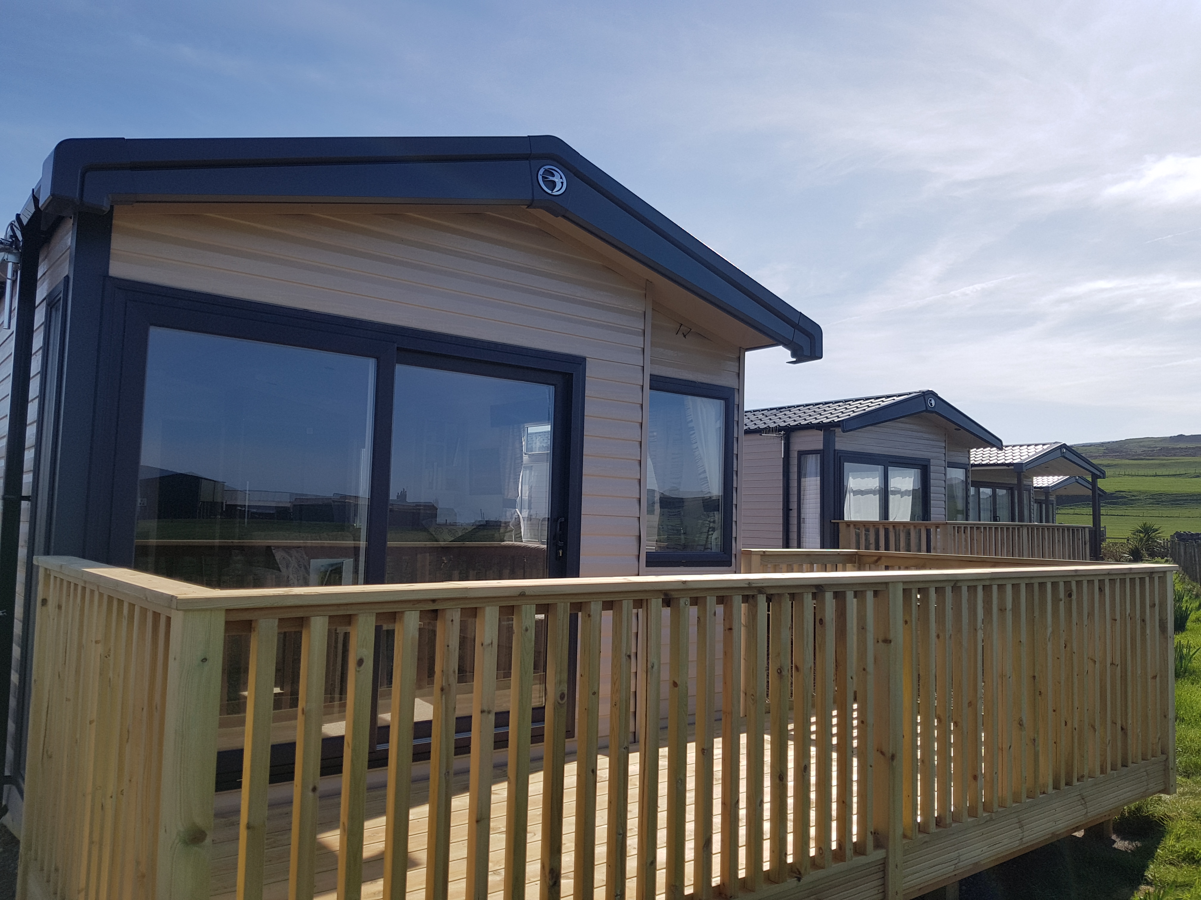 balcony luxury motorhome Machrihanish Holiday Park