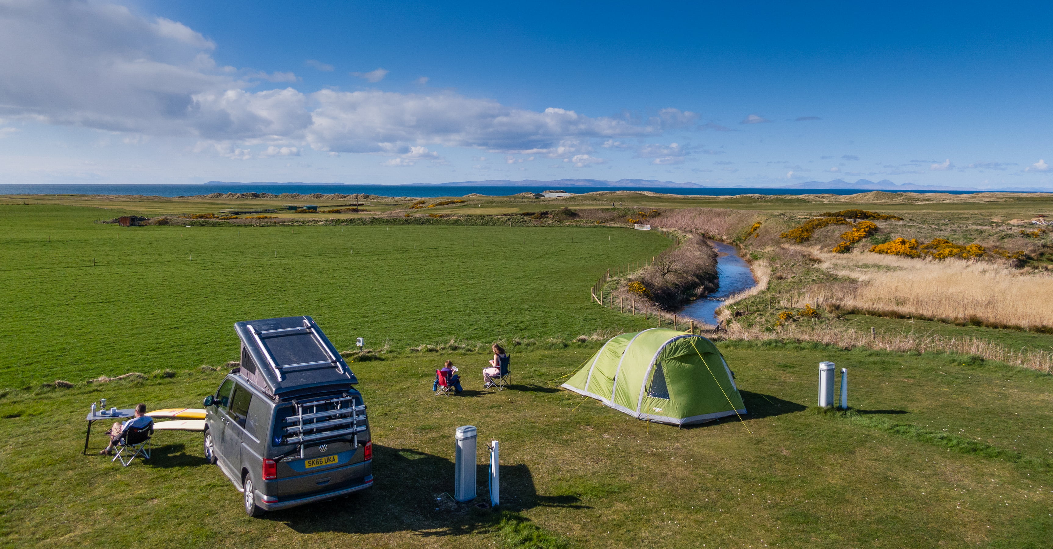 camping and touring pitch Machrihanish Holiday Park