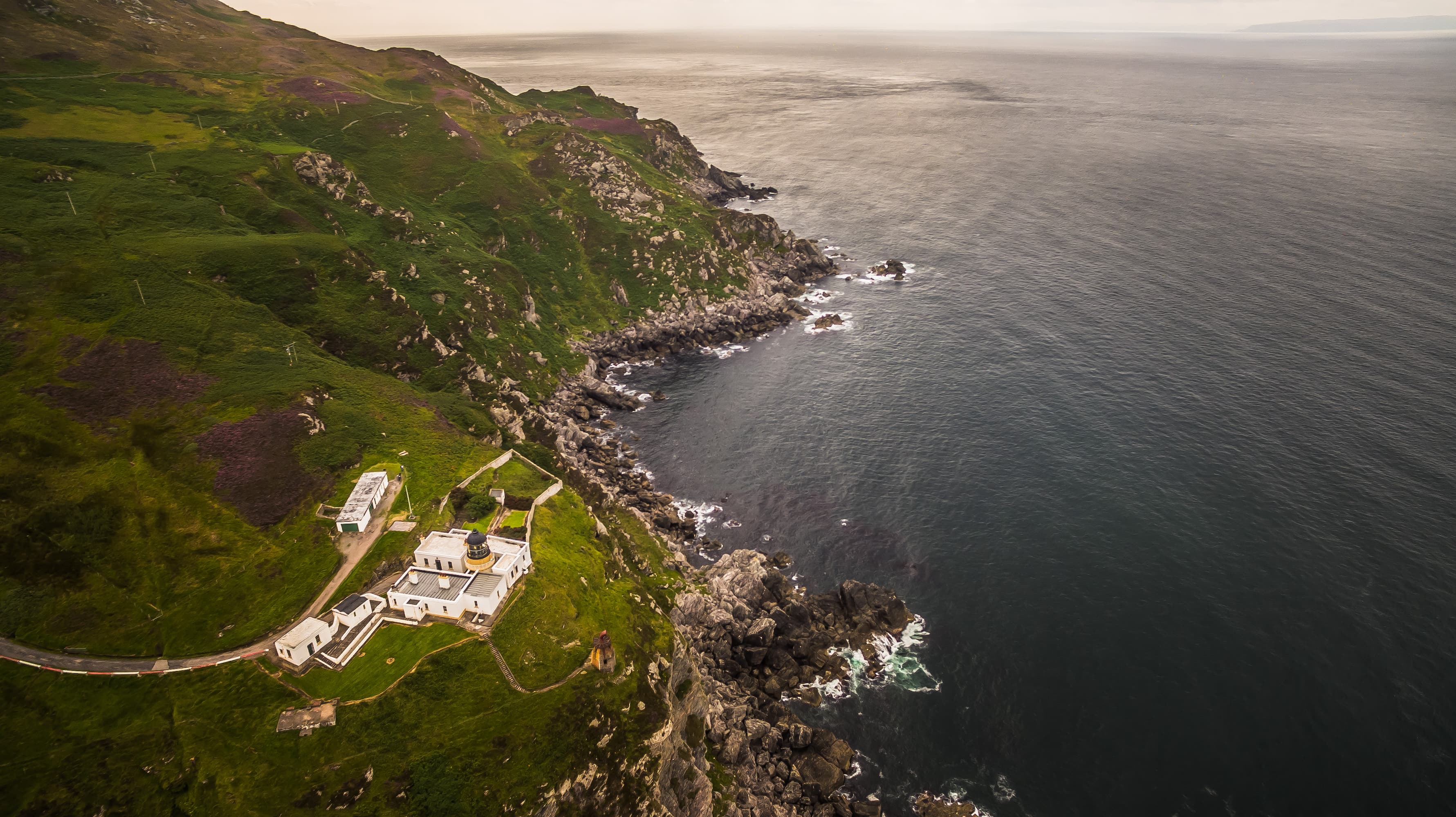 The Mull of Kintyre at the southwesternmost tip of the Kintyre Peninsula